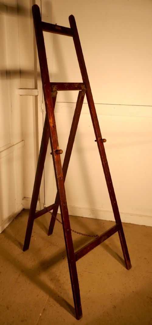 fig 3. Large Rustic Pine Artists’ Easel, or Blackboard Easel by Philip & Trace Ltd