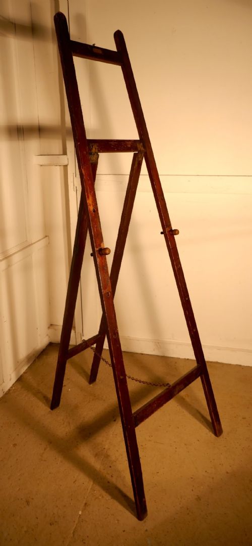 fig 4. Large Rustic Pine Artists’ Easel, or Blackboard Easel by Philip & Trace Ltd