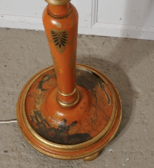 fig 1. Chinoiserie Lacquer Standard Lamp