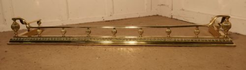 fig 2. Large Victorian Decorative Brass Fender