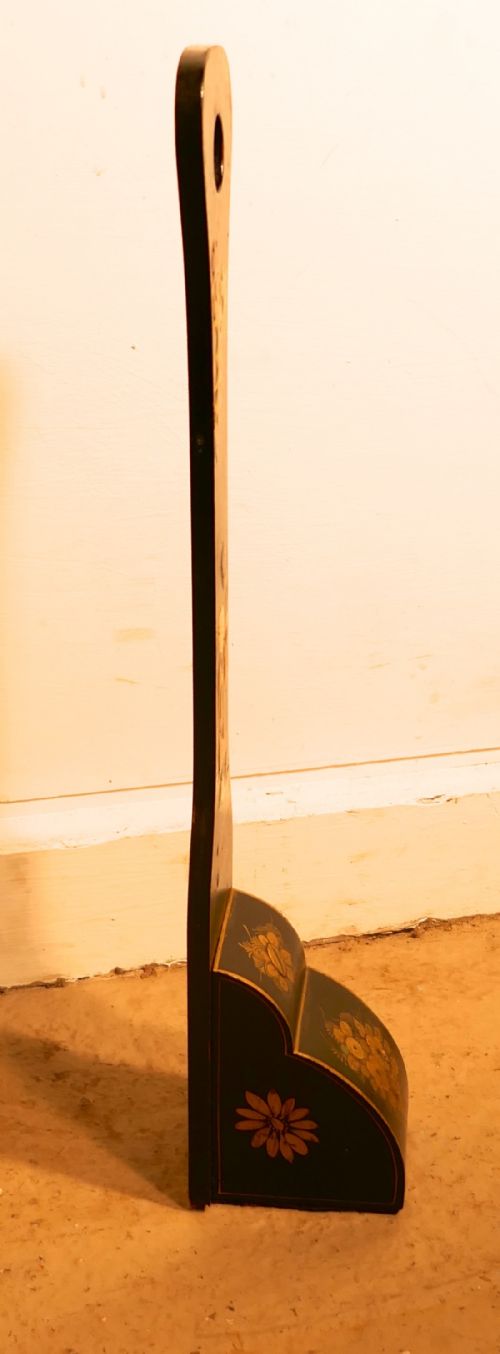 fig 1. Black and Gold Lacquer Chinoiserie Door Stop