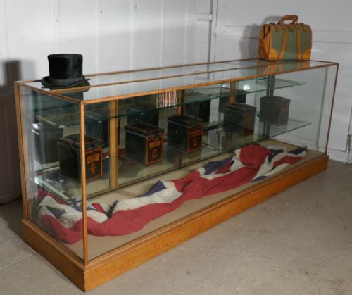 Very Long Victorian Haberdashery Mirrored Shop Counter