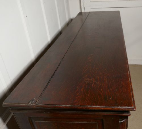 fig 6. Large 18th Century Lancashire Oak Mule Chest, George III Dresser