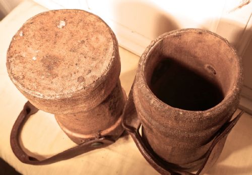 fig 1. British Army Canvas Artillery Shell Carriers, or Quirky Stick Stands
