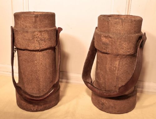 fig 2. British Army Canvas Artillery Shell Carriers, or Quirky Stick Stands