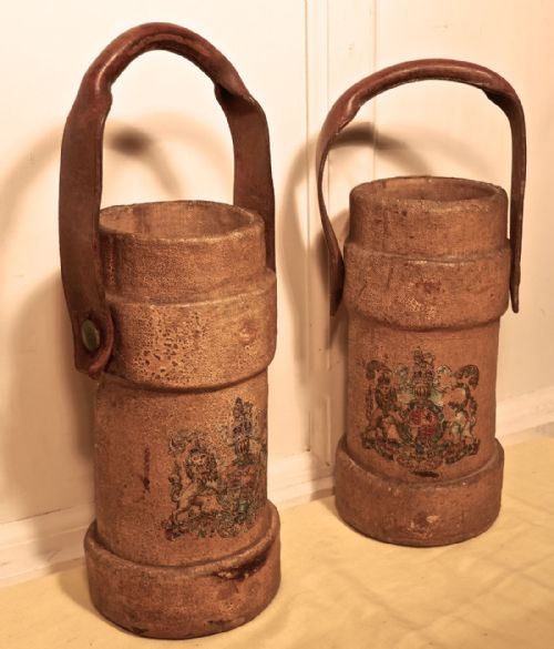 fig 3. British Army Canvas Artillery Shell Carriers, or Quirky Stick Stands