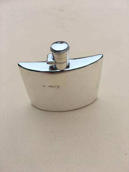 Victorian Silver Hip Flask by Charles Fox & Co Ltd Date 1897