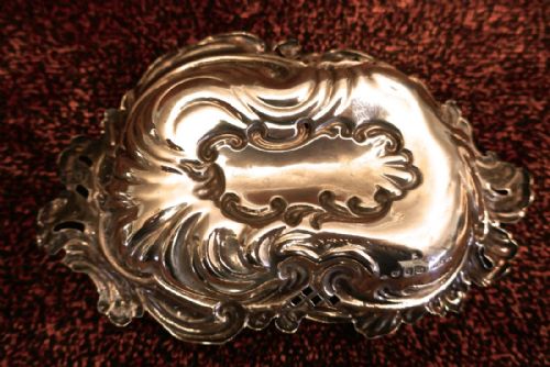 fig 2. A Pair of Solid Silver Art Nouveau Sweet Dishes by Mappin Brothers, 1897
