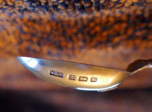 fig 1. Set of Silver Spoons Commemorating the Coronation of Edward VII & Queen Alexandra 1902