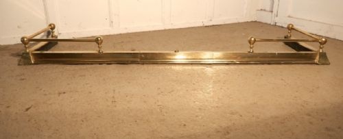 fig 3. Large Victorian Brass Fender