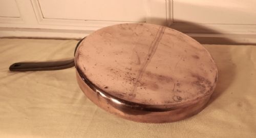 fig 1. Large 18th Century Copper Frying Pan