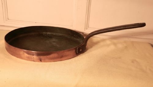 fig 3. Large 18th Century Copper Frying Pan