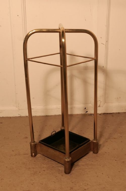 fig 3. An Unusual Victorian Brass and Cast Iron Stick Stand or Umbrella Stand
