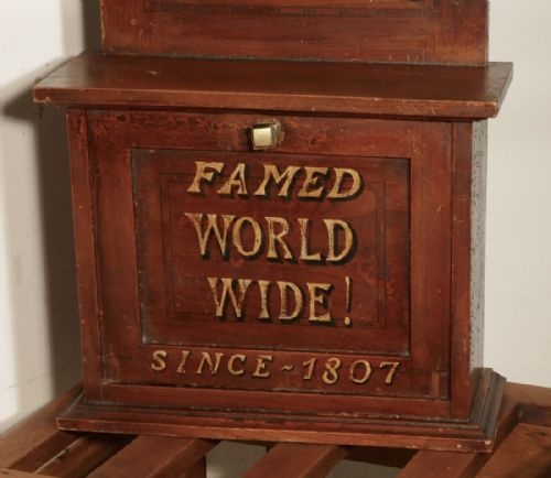 fig 1. Victorian Mahogany Sign Painted Chemist’s or Bathroom Cupboard 