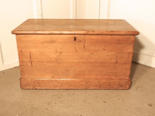 Victorian Pine Blanket Box or Coffee Table