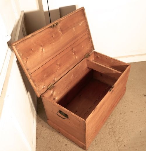 fig 2. Victorian Pine Blanket Box or Coffee Table