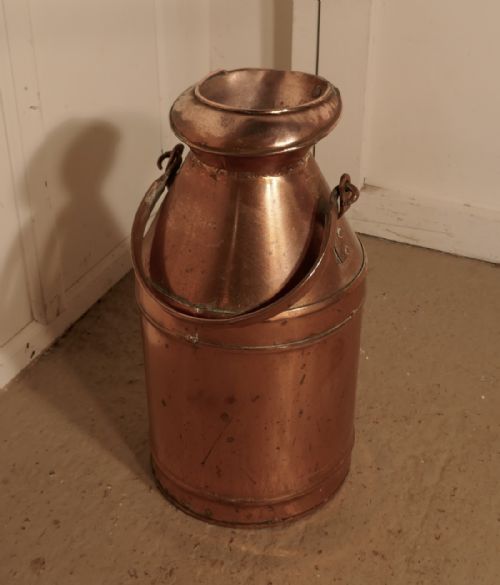 fig 1. A Quirky Umbrella Stand, Copper Milk Churn