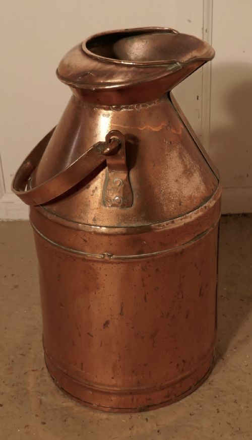fig 2. A Quirky Umbrella Stand, Copper Milk Churn