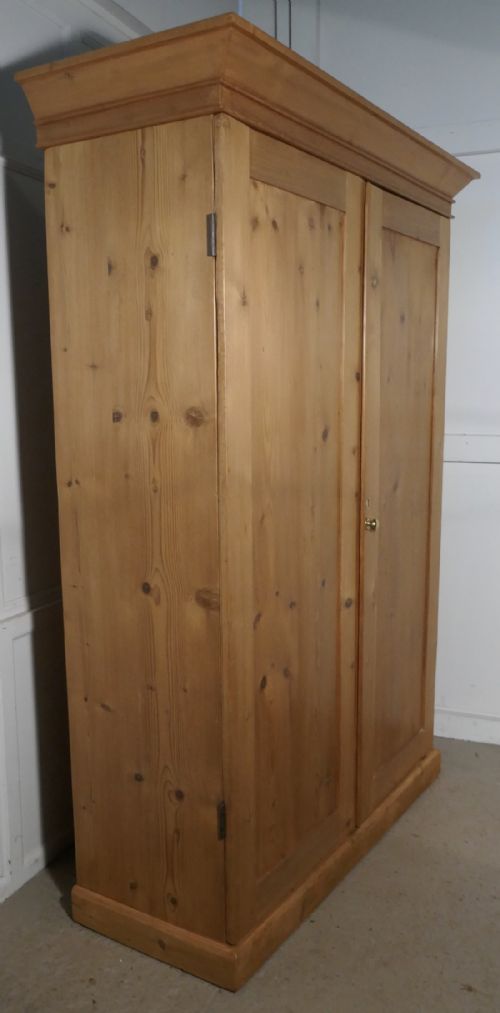 fig 4. A Victorian Stripped Pine Wardrobe Compactum
