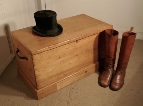 Victorian Pine Blanket Box