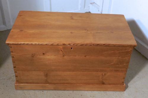 Victorian Pine Blanket Box