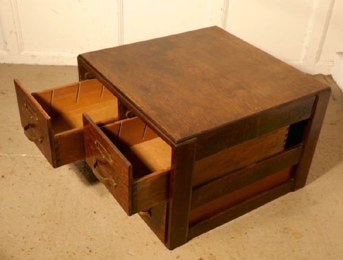 Filing Cabinet, Chemist Drawers with Gold Lettering