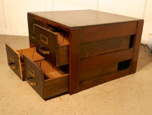 fig 1. Chemist Drawers, Filing Cabinet