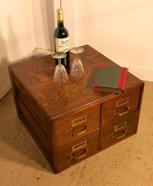 fig 3. Chemist Drawers, Filing Cabinet