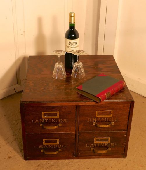 fig 4. Chemist Drawers, Filing Cabinet
