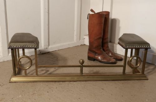 Dainty Brass and Leather Club Fender