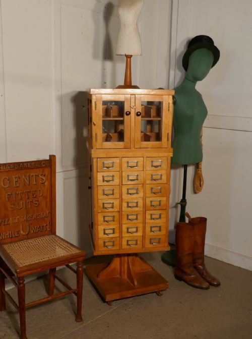 fig 1. Revolving Specimen or Collectors Cabinet
