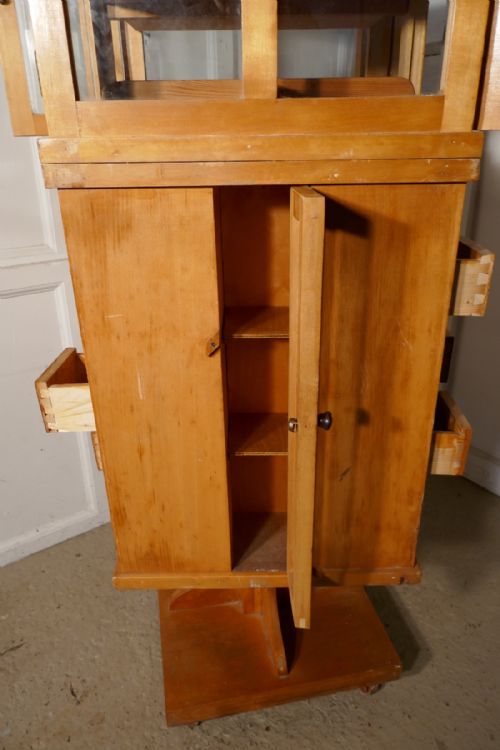 fig 2. Revolving Specimen or Collectors Cabinet