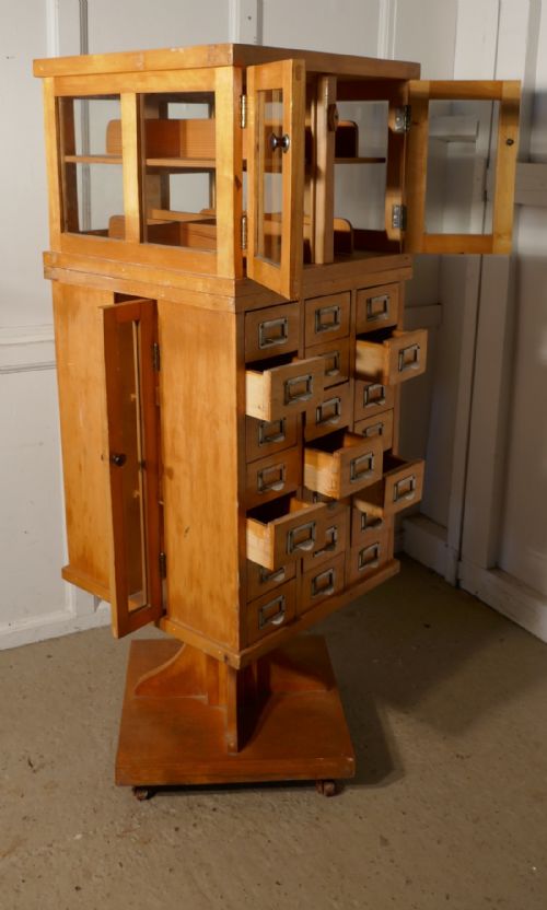 fig 4. Revolving Specimen or Collectors Cabinet