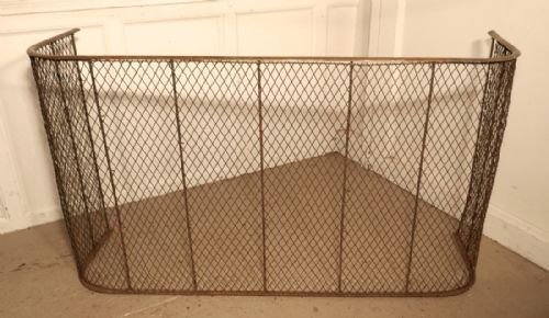 fig 3. A High Victorian Nursery Fire Guard, Brass Fender