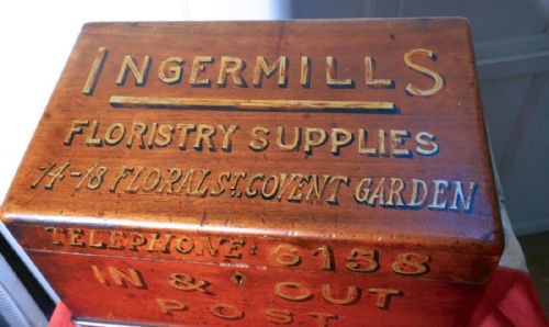 fig 2. A Charming Victorian Mahogany Post or Stationary Box