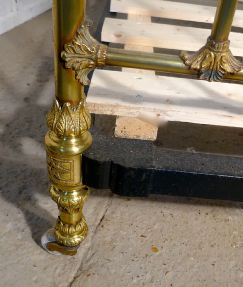 fig 1. Superb Quality Victorian Brass Large Single Bed