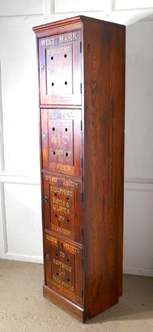 fig 4. Quirky Tall School Sorts Cupboard, Storage Locker