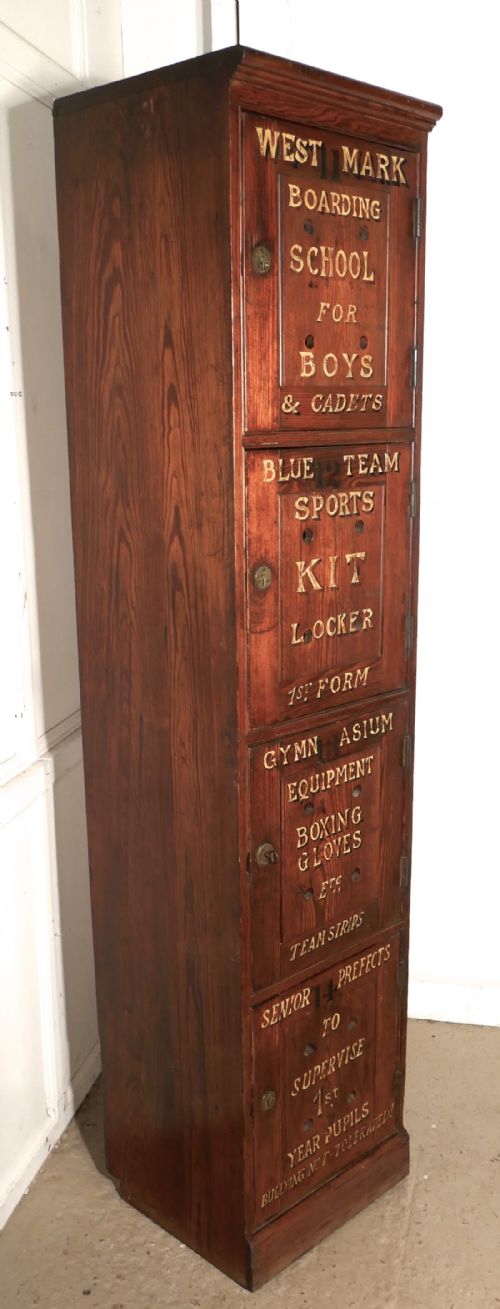 fig 5. Quirky Tall School Sorts Cupboard, Storage Locker
