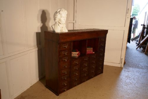 fig 3. Large Mahogany Filing Cabinet by Shannon