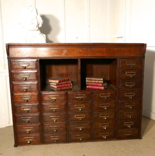 fig 4. Large Mahogany Filing Cabinet by Shannon