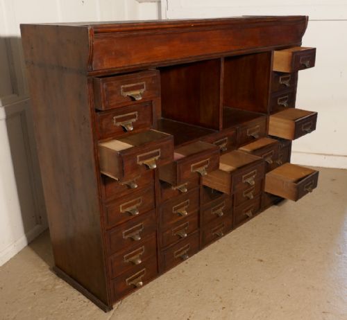 fig 5. Large Mahogany Filing Cabinet by Shannon