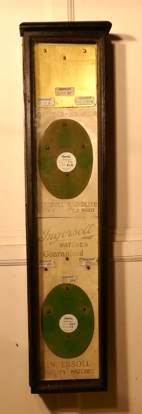 Ingersoll Wall Hanging, Watch or Jewellery Shop Display Cabinet