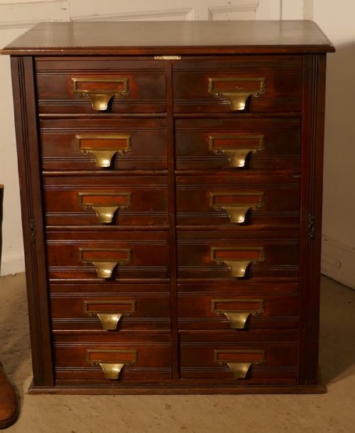 Mahogany Filing Cabinet by Shannon