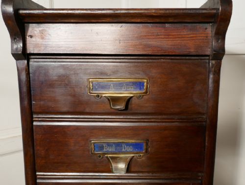 fig 1. Mahogany Filing Cabinet by Shannon
