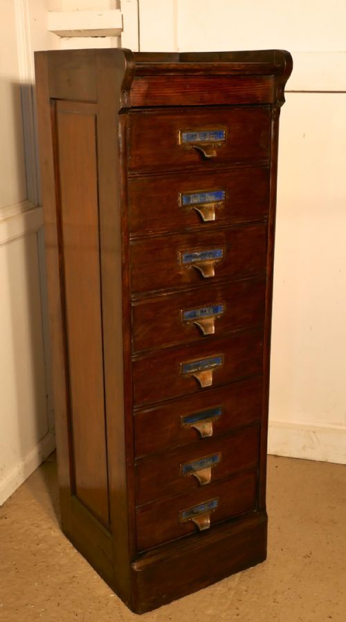fig 3. Mahogany Filing Cabinet by Shannon