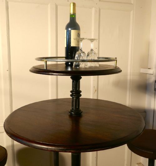 fig 4. 19th Century Gueridon Table and 6 High Stools