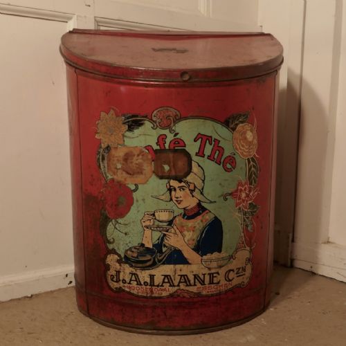 fig 1. Dutch and Belgian Grocers Shop Tea & Coffee Canister