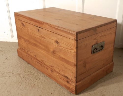 Victorian Pine Blanket Box