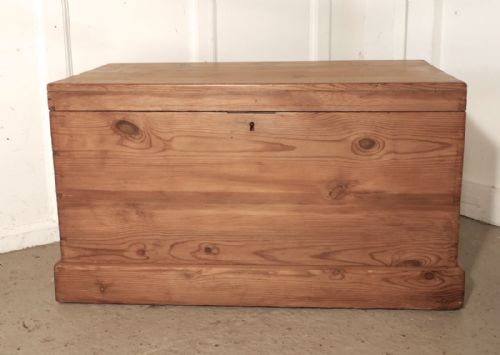 fig 2. Victorian Pine Blanket Box