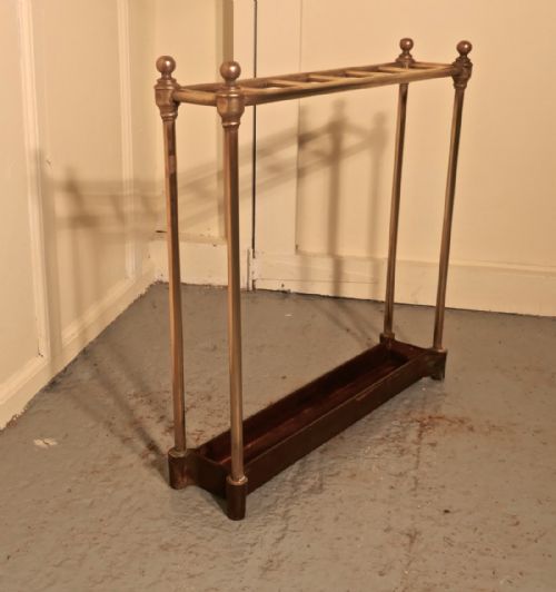 fig 2. French 19th Century Brass and Iron Stick Stand or Umbrella Stand
